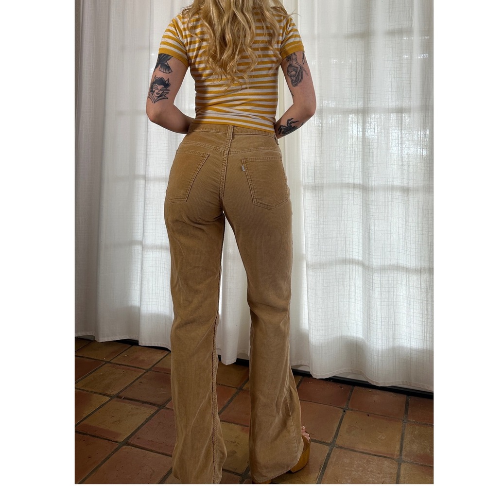 Vintage 70s Levi's corduroy pants bootcut 27x31